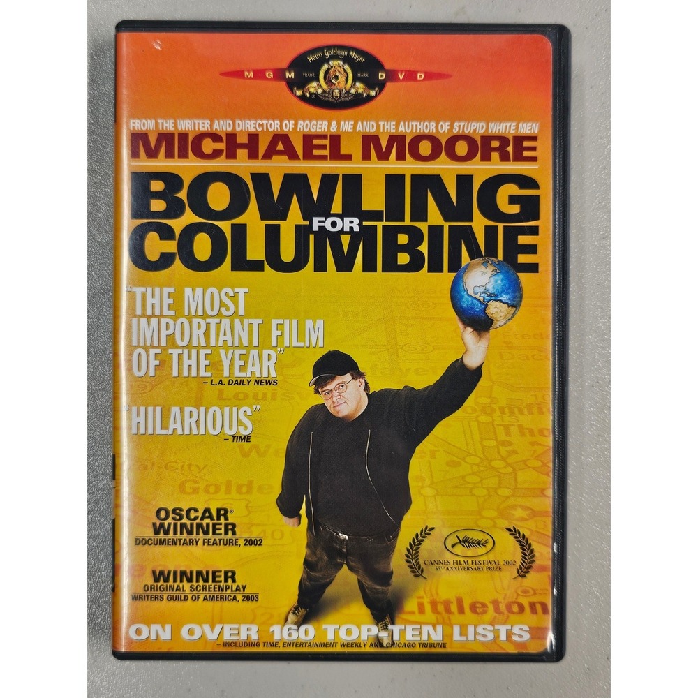Bowling for Columbine DVD Michael Moore 2002 Documentary Oscar Winner R-Rated